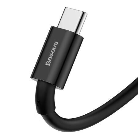 Кабель USB BASEUS Superior Series Fast Charging, USB - Type-C, 66W, 2 м, черный - 5