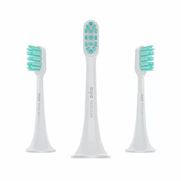Сменные насадки для зубной щетки (3 шт.) Mijia Sonic Electric Toothbrush Head (White/Белый) 