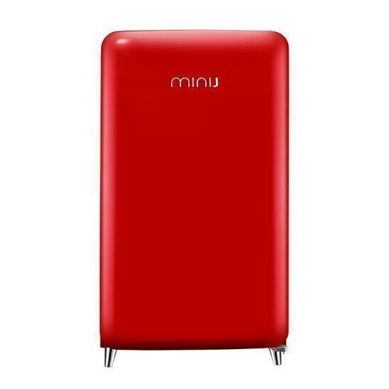 Мини-холодильник MiniJ Retro Mini Fridge (Red/Красный) 