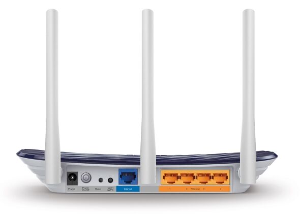 ARCHER C20(ISP) Маршрутизатор TP-Link AC750 Wireless Dual Band Router, 433 at 5 GHz 300 Mbps at 2.4 GHz, 802.11ac/a/b/g/n, 1 port WAN 10/100 Mbps  4 - 5