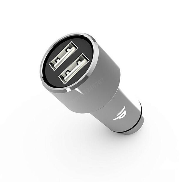 Автомобильное ЗУ LilPartner LP SteelMate Dual USB Smart Car Charger (Silver/Серебристый) - 2