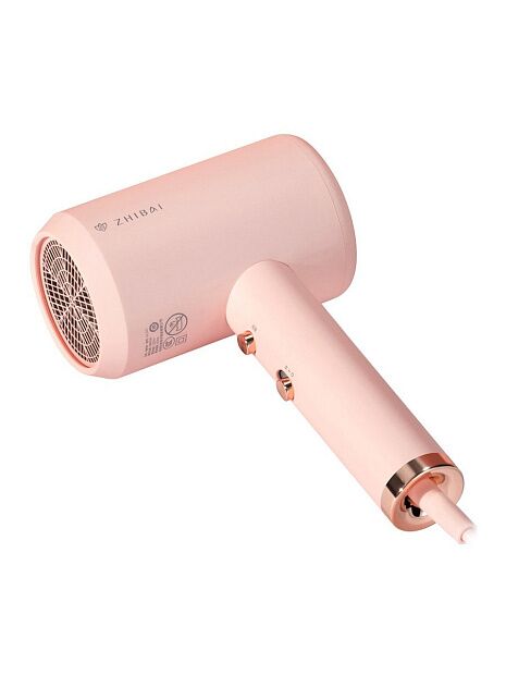 Фен для волос Zhibai Ion Hair Dryer HL311 (Pink/Розовый) - 2