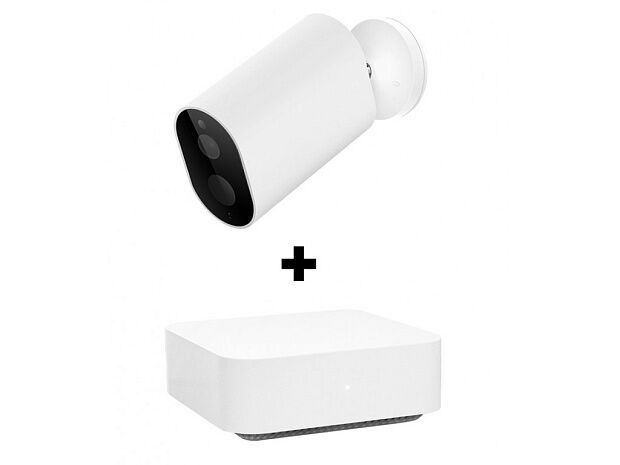 Автономная уличная IP-камера IMILAB EC2 Wireless Home Security Camera + Gateway (White) - 1