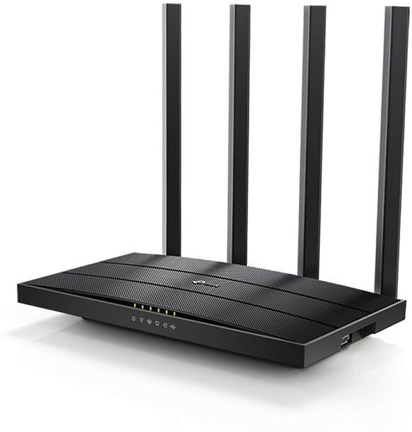 Archer C6U Маршрутизатор TP-Link AC1200 Dual-band Wi-Fi gigabit router, up to 867 Mbps at 5 GHzup to 300 Mbps at 2.4 GHz, support for 802.11ac/n/a/b/ - 2