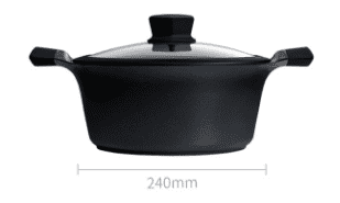 Набор сковородок Xiaomi Huoho Pan Non-Stick Set (Black/Черный) - 2