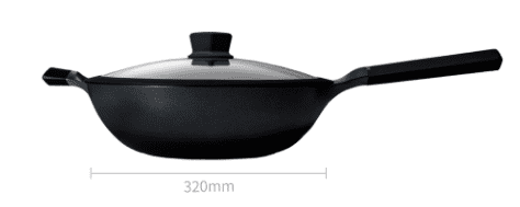 Набор сковородок Xiaomi Huoho Pan Non-Stick Set (Black/Черный) - 5