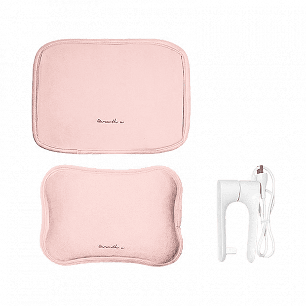 Электрогрелка Solove Electric Heating Water Bag R1 Powder Belt Version (Pink/Розовый) 